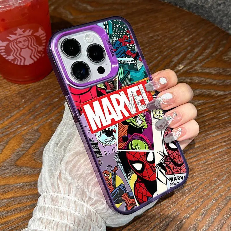 Marvel Spider Man High Case For iPhone Silicone Cases