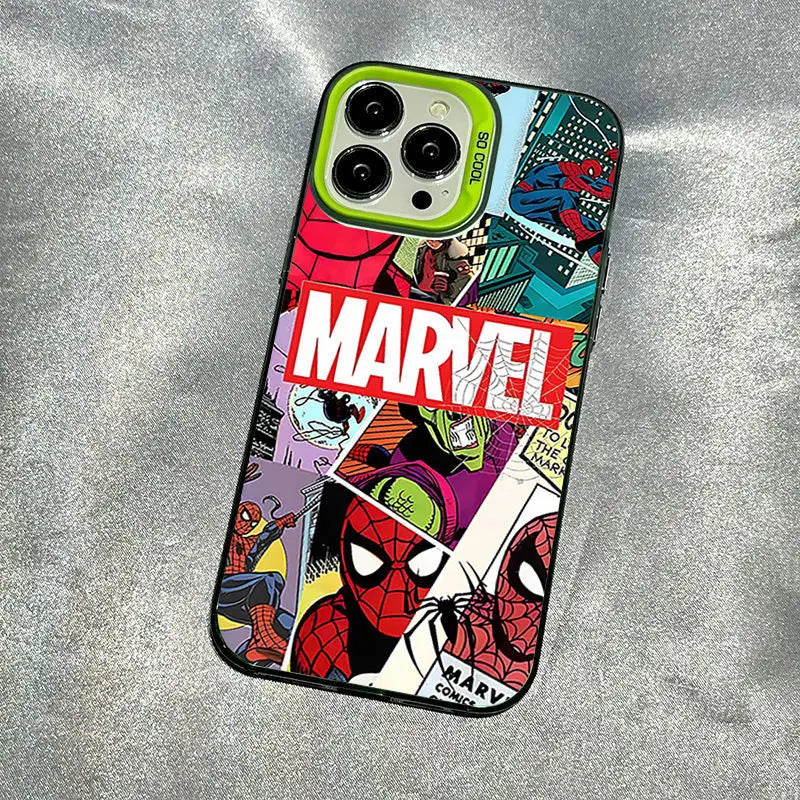 Marvel Spider Man High Case For iPhone Silicone Cases